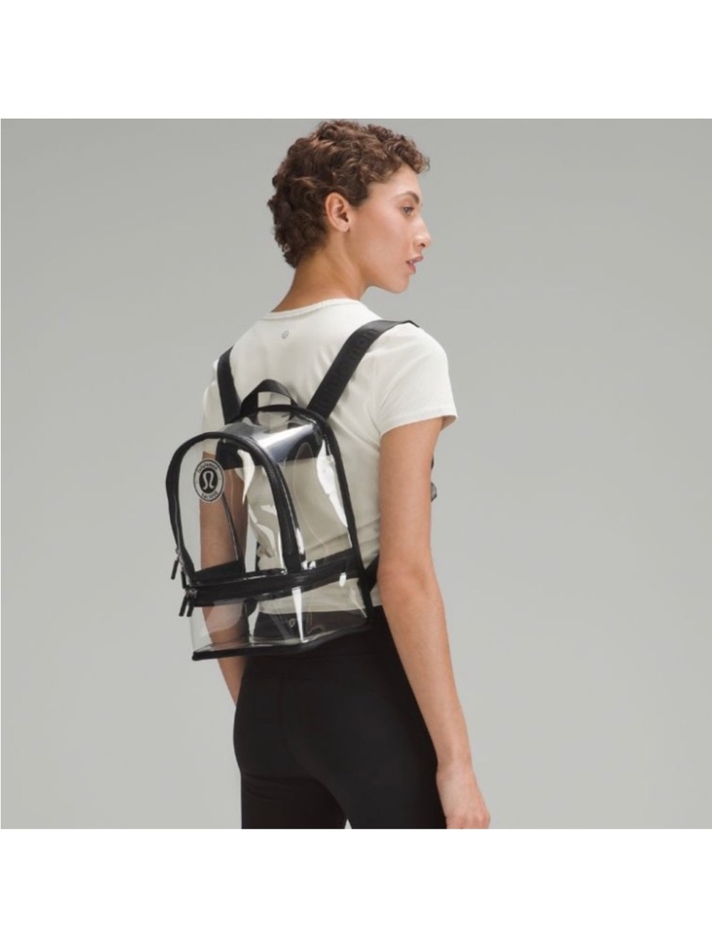 lululemon athletica Clear Backpack with Black Trim - Picture 4 of 7